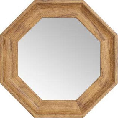 Paradeck Prologue Octagonal Stand Wall Small W187 X H187 X W182 X H182 X & Mirror, (PGA), Natural. Size (PGA) Approx. D32mm. (PGC) Approx. D29mm.