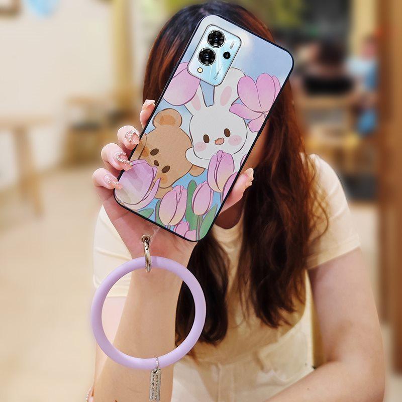 

Protective Cute Phone Case For ZTE Blade V40 Pro Cartoon Soft Case Waterproof Youth Ring Anti-knock Solid Color Funny ZTE Blade V40 Pro