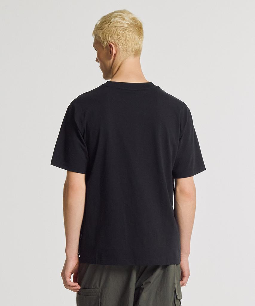 Nyuballanseu Nbneg32823 / Uni Essential Classic Lettering Short Sleeve T-Shirt (Black)