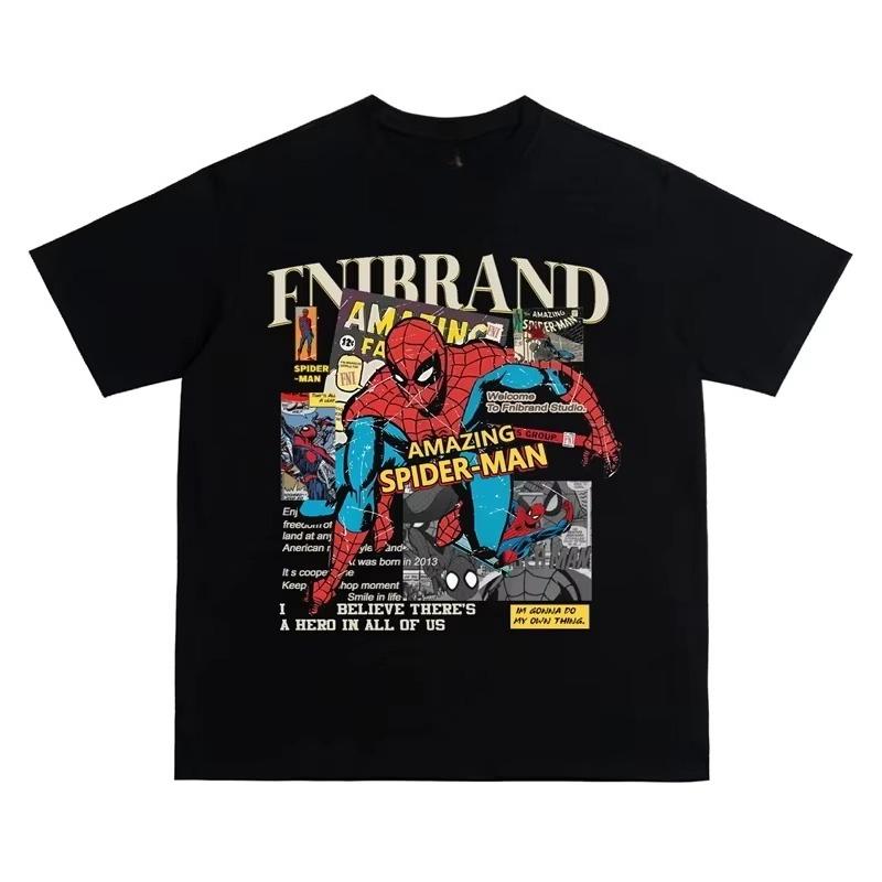 

Marvel Deadpool T-shirt X-Men Cotton T-shirt Men Women Versatile Short Sleeve Summer Top Stylish Casual Breathable Top T-shirt S