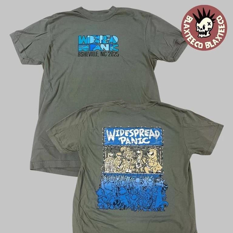 Widespread Panic Asheville NC 2025 Tour July 24–26 Shirt Reprint AN54278 S
