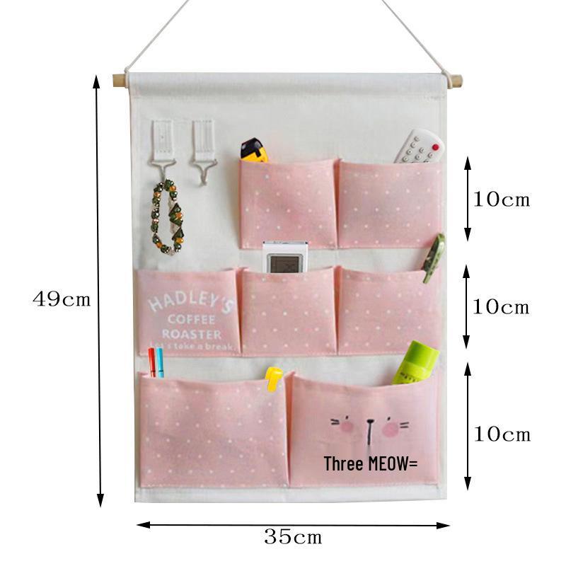Wen'er Wandmontierte Mehrschichtige Hängeaufbewahrungstasche für Studentenwohnheime