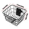 Electric Scooter Basket Iron Bike Front Basket Detachable Cycle Storage Cycling Accessories For Children Adults Daily