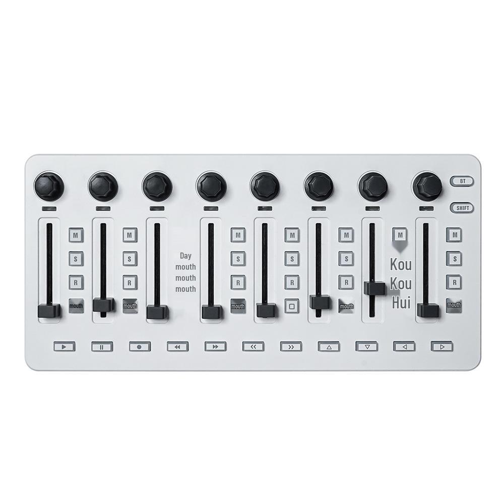 

MIDI Controller Mixer with 8 Encoders for Software Control - Ideal for Music Recording белый