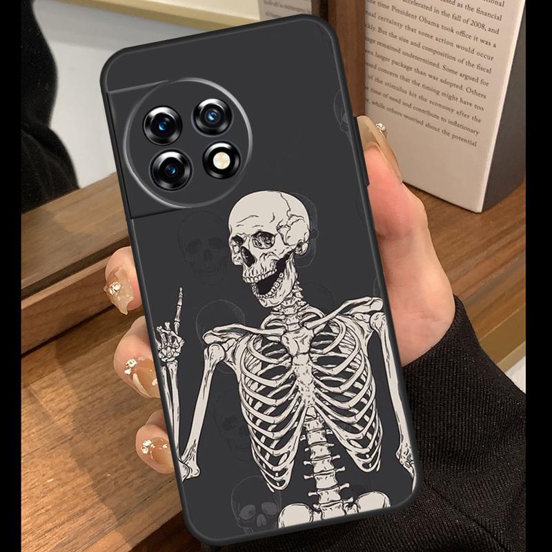 Medical Skeleton Anatomy Case For OnePlus 15 R 13T 13R 12R 10T 8T 13 12 11 9 10 Pro Nord 5 CE 4 2 3 Lite N20 N30 Cover