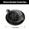 Upgraded Manual Food Chopper,Large Capacity Vegetable Shredder for Cabbage Carrot,Meat Mincer for Chicken Beef,Transparent Cover