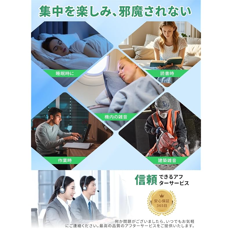 [Supervised by a sleep expert] Earplugs for sleeping high performance ear plugs Silicone material provides a comfortable wearing experience Has a