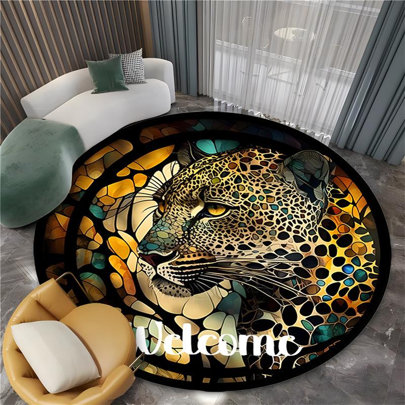 Mysterious Yin-yang Tiger Dragon Rugs Carpet for Living Room Retro Bedroom Large Area Anti-slip Floor Mat Indoor Entry Doormat