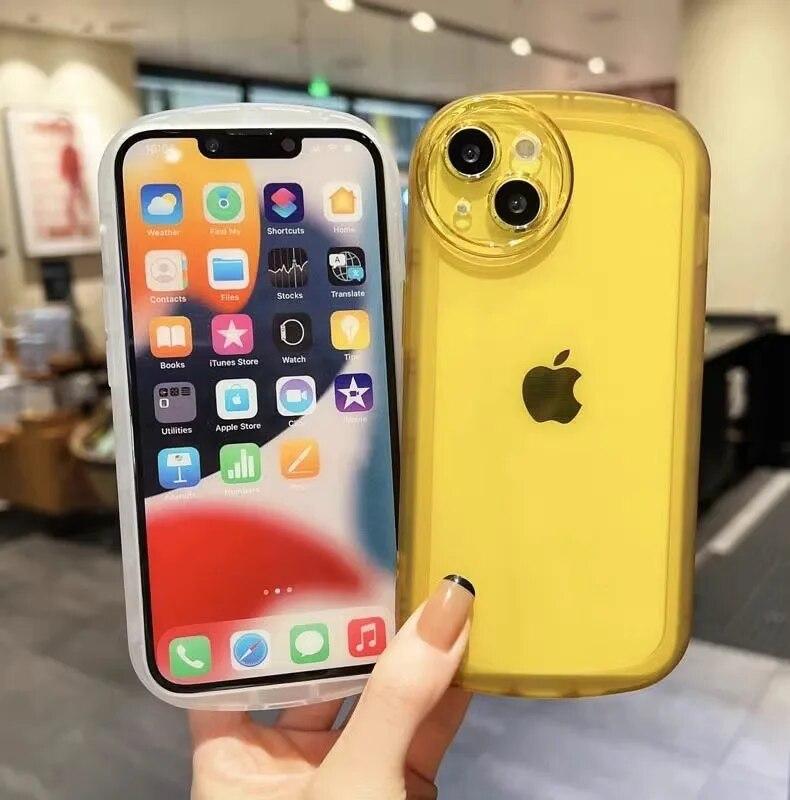 Suitable for iPhone 13 12 11 14 15 Pro Max XS XR X 14 Pro 11 Transparent Drop Protection Case 7 8 Plus Soft Case New