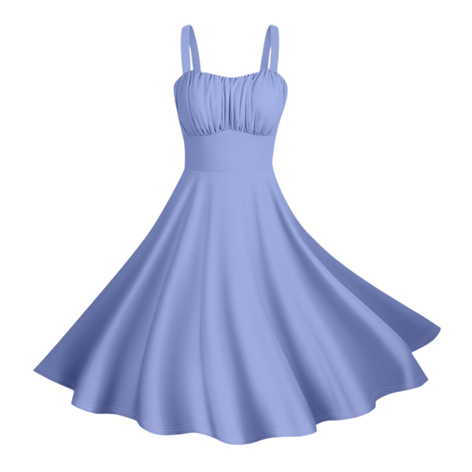 

Женские винтажные платья без рукавов, плиссированные, в стиле пэчворк, милые, с А-силуэтом подола, однотонные M