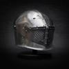 14th Century Sugarloaf Helmet: Crusader Knight Visor   Combat Ready