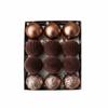 Xmas Decor Electroplated Christmas Ornaments Spherical Festive Flocked Baubles Shatterproof Luxury Velvet Balls Hotels