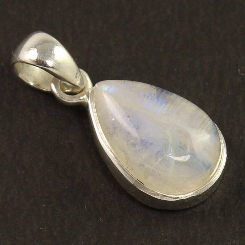 Moonstone Pendant, 925 Sterling Silver, Birthstone Jewelry, Silver Charm Jewelry, Sterling Silver, Gift For Her, Reiki Pendant