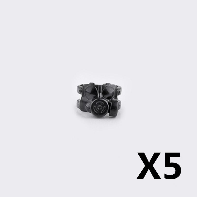 Military MOC Figure Building Blocks Explosion Proof Helmet Hat Gas Mask Kit SWAT Goggle Vest Belt Headset DIY Toy Gift K001
