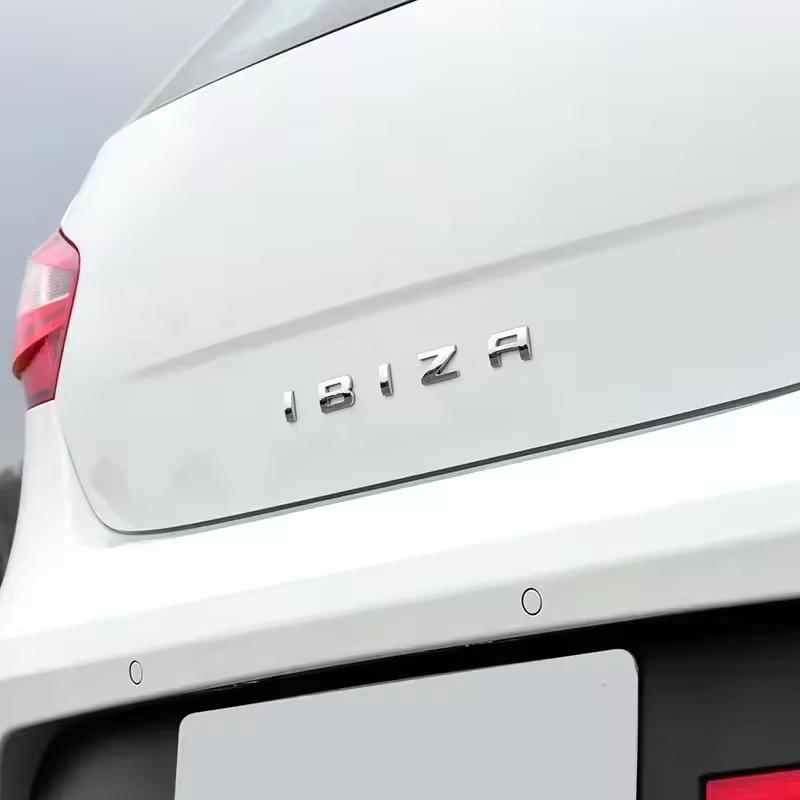 1 יחידה לאיביזה 6L 6J סמל אותות מדבקות תלת-ממדיות לוגו תג אחורי לתא מטען אביזרים ממתכת עבור סיאט איביזה לאון קופרה אלתיאה