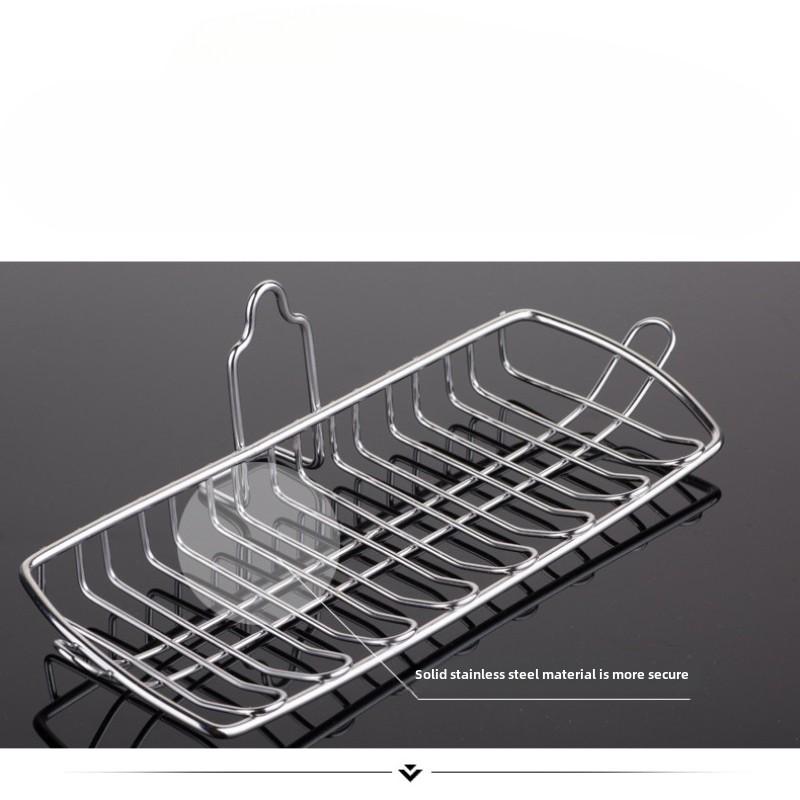 Dish Bar  Holder Suction Cup With Hooks, Bar Holder for Shower Wall,  Saver Tray for Bathroom, Kitchen
