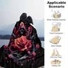 1pc Gothic Rose Blanket