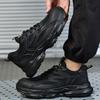 Black Safety Shoes Men Lightweight Comfort Work Sneakers Puncture-Proof Steel Toe Shoes Work Boots Protection Shoes Non-Slip