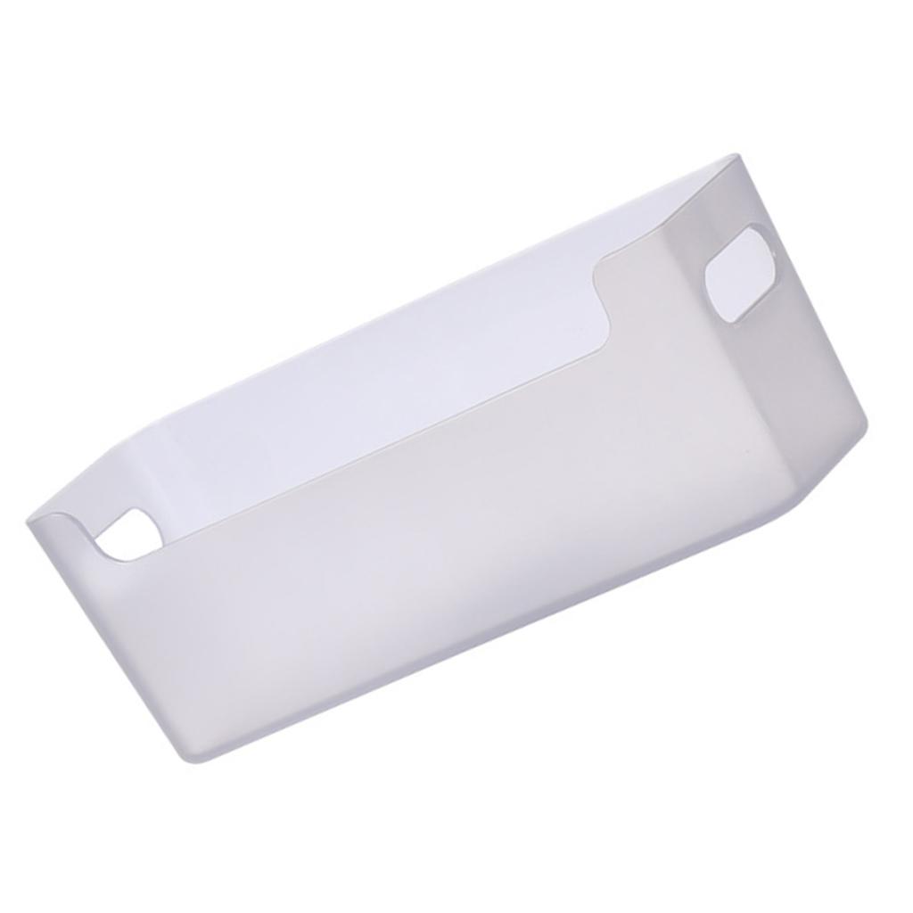 Desk Storage Holder Box Plastic Rectangular Desktop Phone Case Storage Bin Shelf Organizer for Cupboard Cabinet