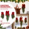 Christmas Norfolk Wreath PE Soft Rubber Texture Needles And Pinevine Christmas Decoration