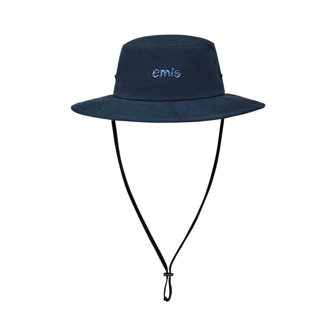 EMIS Coastal Cotton Bucket Hat Navy ONE SIZE
