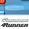 1Pcs ABS Plastic Car Tailgate 4RUNNER Letter Emblem Logo Rear Badge Sticker For Tundra Car Styling Accessories CX6