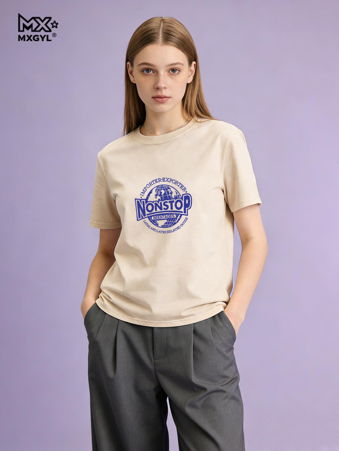 

New Style Vintage Classic Fashion Streetwear Crewneck Short-sleeve Retro Clrcle LOGO Designed Archers Boutique T-shirts Tops 5xl