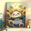 Diy Digital Oil Painting Flower Landscape Filling Coloring Oil Painting Stall Toy Painting