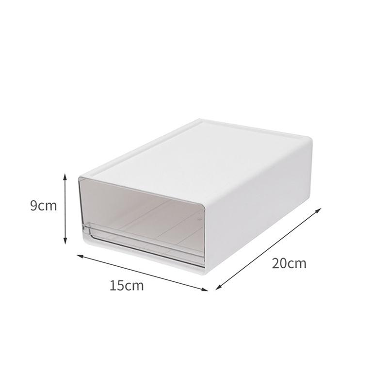 Transparent Desktop Storage Box Drawer Type Office File Storage Box Bedroom Study Stack Combination Portable Storage Cabinet