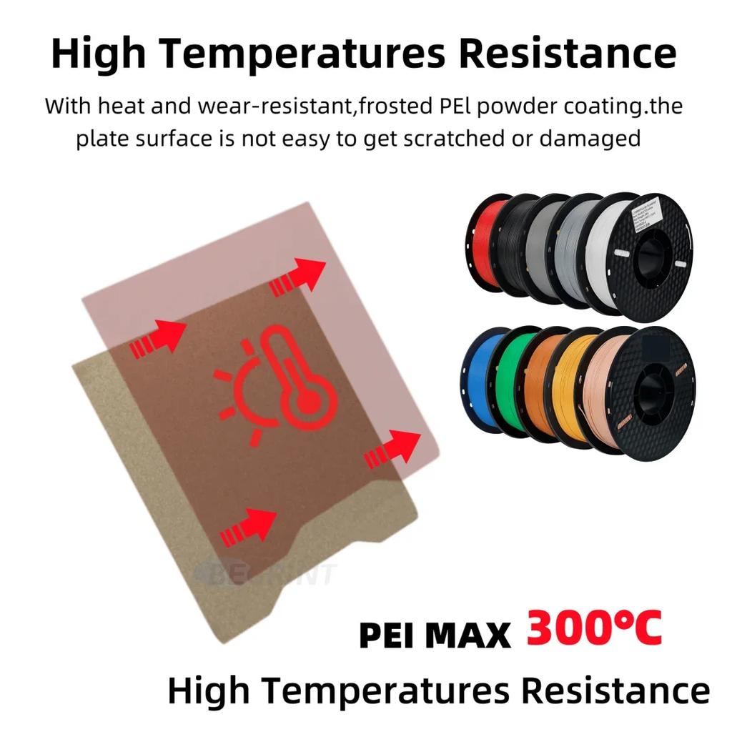 For Creality K2/K2 Pro Build Plate Double sided Cold Plate PEI PEO PET PEY Heat Bed Spring Steel Sheet For K2/K2 Pro 3D Printer