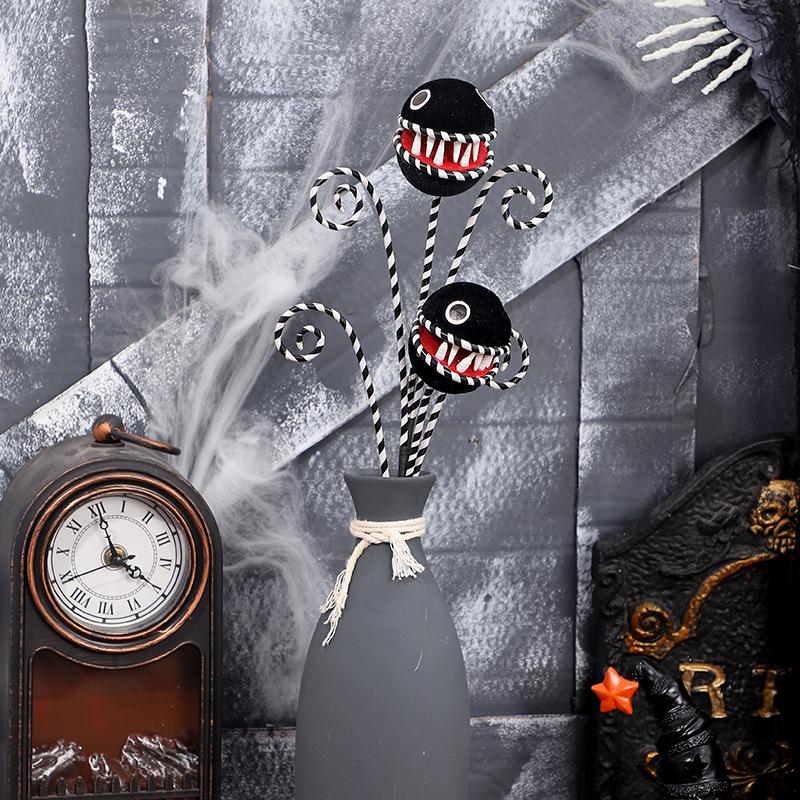 Halloween Decorations, DIY, Creative Horror Decorations, Man Eating Flower Cuttings and Bouquets, Home Party Decorations, Home Ornaments