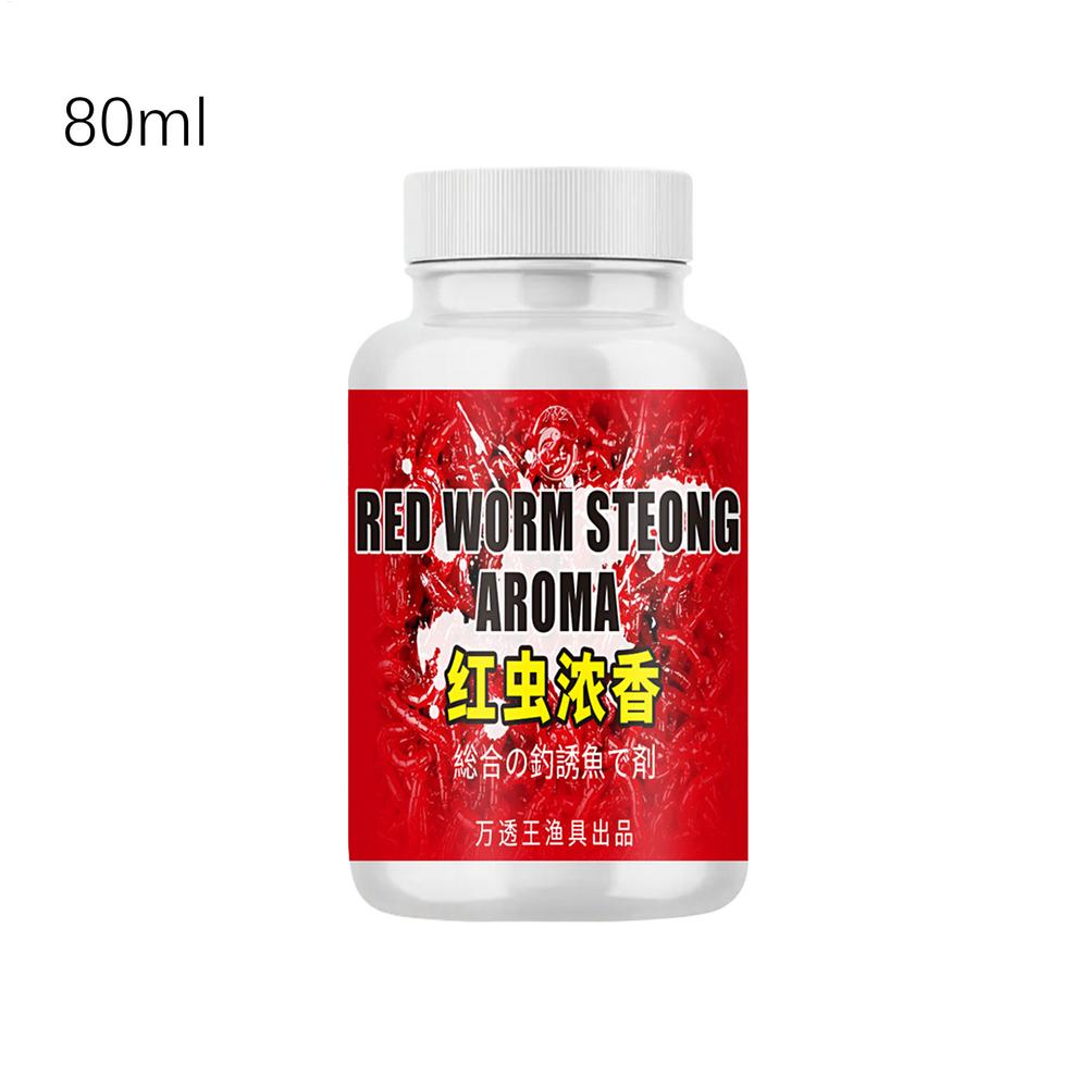 

80ml Fish Attractant Scented Effective Additive Fish Lure Attraction Enhancer For Carp Bass Trout Freshwater Saltwater Deep Sea красный