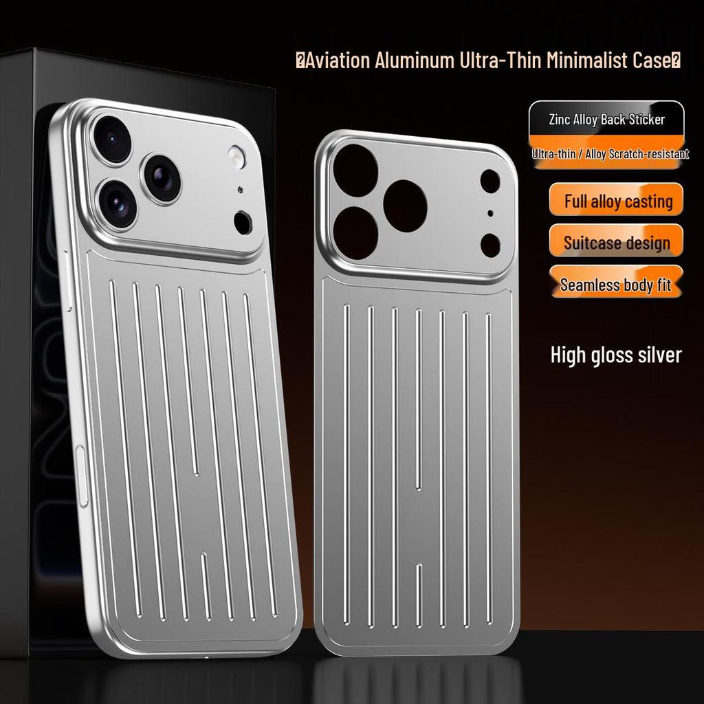 Minimalist Drop-Proof Suitcase Style Case for iPhone 17 & 16 Pro Max