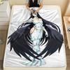 1PC OVERLORD Print Flannel Blanket, High Quality All Seasons, Home Decor, Warmth and Comfort, Perfect for Christmas Gifts