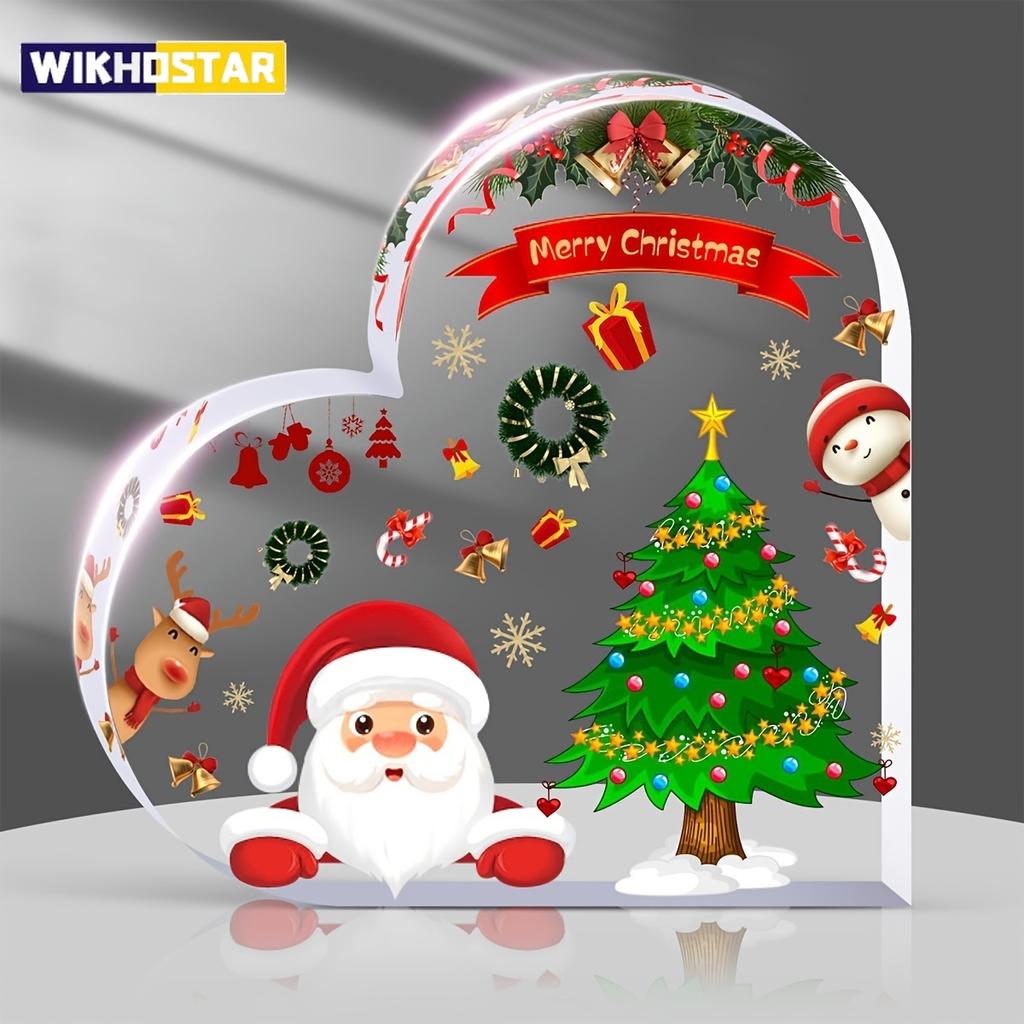 1 szt. Dekoracje Świąteczne Uroczy Kształt Serca Świąteczny Stół Jadalny, Biuro, Lada, Biurko, Półka - Dekoracje Domowe