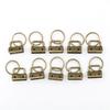 10Pcs Key Fob Hardware 25mm keychain Split Ring For Wrist Wristlets Cotton Tail Clip