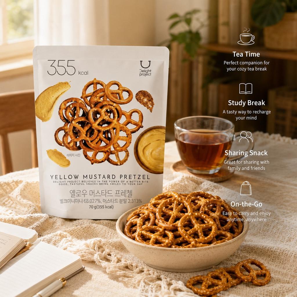 Olive Young Pretzels al Miele e Senape 70g