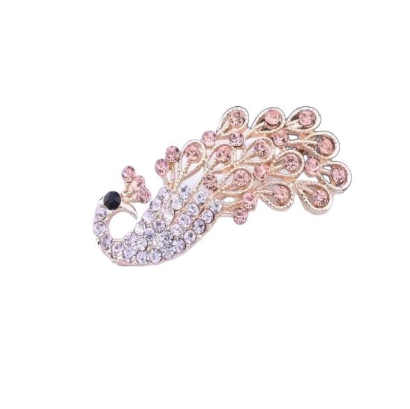 1Pc Delicate Peacock Brooch for Women Men Fashion Peacock Animal Brooches Pins Jewelry Trendy Accessories Party Gifts