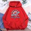 Donut Care Mararon Niedlicher Grafik Damen Hoodie Harajuku Vintage Hoodies Bedruckt Hip Hop Übergroßer Hoodie Mode Weibliche Streetwear