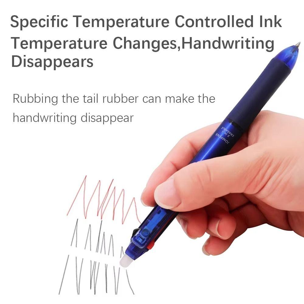 Black/Blue/Red Ink Gel Pen 3-in-1 Neutral Pen Simple Ballpoint Pen  Gift