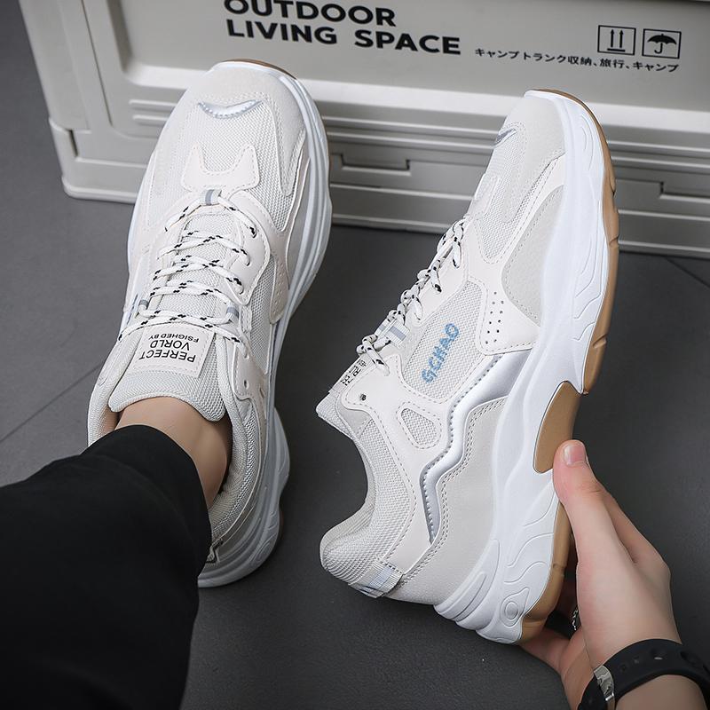 Student Casual Sports Shoes Soft Soles Four Season New Comfort Outdoor Men's Running Shoes Fashion Youth Tide Shoes Male Sneaker