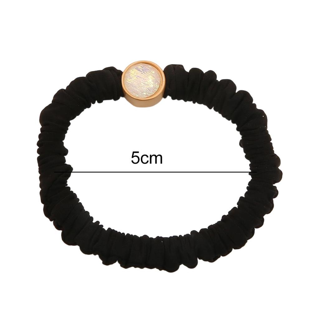 2Pcs Heart Round Headband Hair Ring Head Rope Fashion Headwear For Girl Sweet Rubber Band Hair Accessories