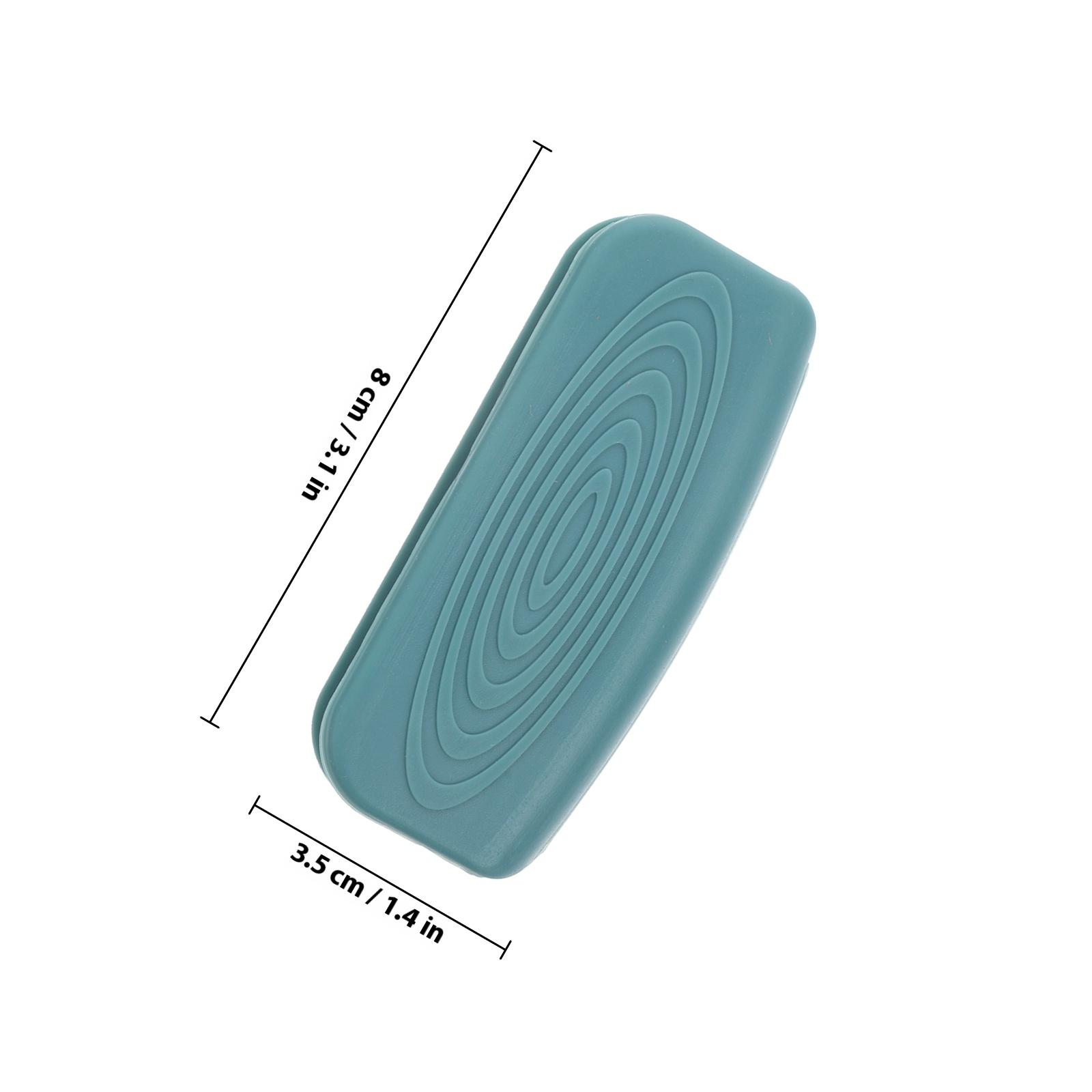 

2Pcs Silicone Pot Handle Covers Heat Resistant Non-Slip Kitchen Protective Heatproof Safe Cooking Pinch Mitts for Wok Pan other синій