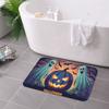 1PC HALLOWEEN Pattern Kitchen Rug Non-Slip Door Mat Pop Design Bathroom Rug Bath Mat Carpet for Home Sink Laundry Decor
