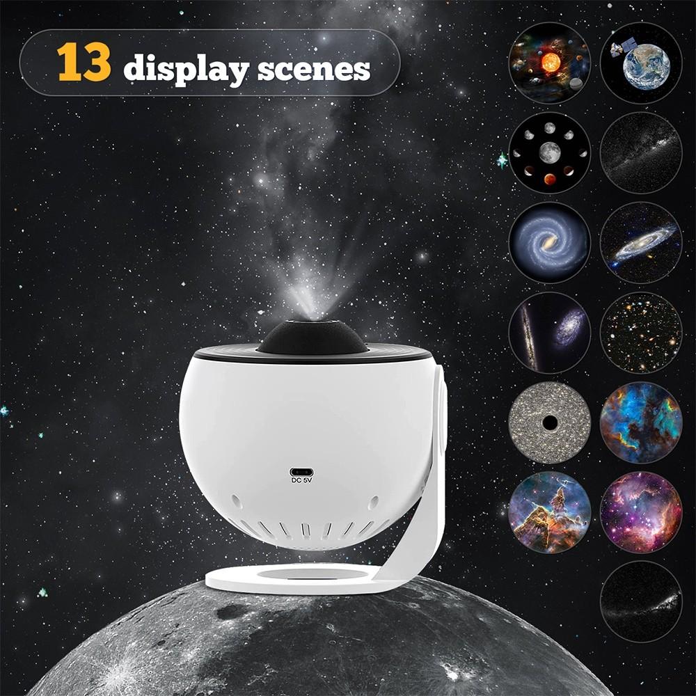 12-in-1 Schlafzimmer Nachtlicht Galaxie Sternenhimmel Planetarium Projektor Kinder Aurora Projektor LED Sternenhimmel Projektionslampe