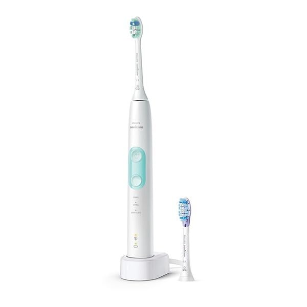 Philips White Mint Sonicare ProtectClean Premium Electric Toothbrush (Vibrating) HX6857/31