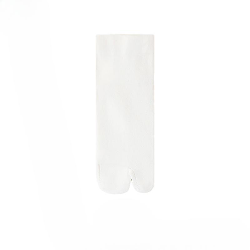 Female Spring and Autumn Thin Boneless Breathable Sweat Absorption In The Cylinder Two Finger Toe Socks