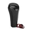 Car 6 Speed Gear Shift Knob Carbon Fiber Style with Light Replacement for 1 Series E81 E82 E87 E88 F20