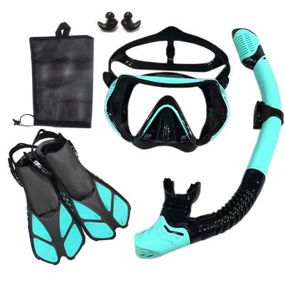 Outdoor Sports Diving Mask Snorkel Adjustment Fins Three-piece Set