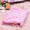 Winter Cat Bed Flannel Fleece Pet Mat Sleeping Pad Soft Warm Dog Blanket